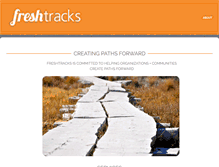Tablet Screenshot of fresh-tracks.org